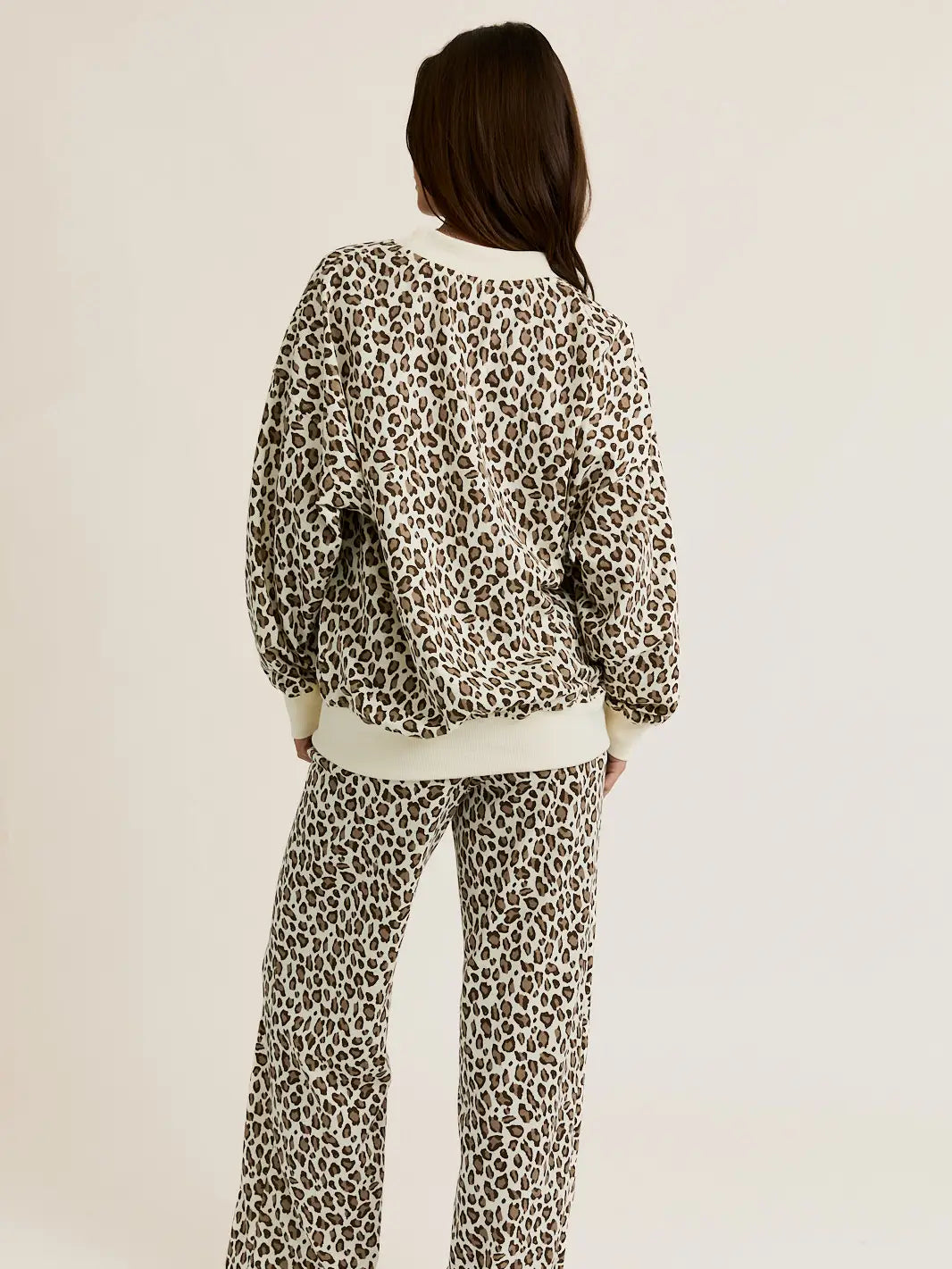 Crewneck Sweatshirt Leopard