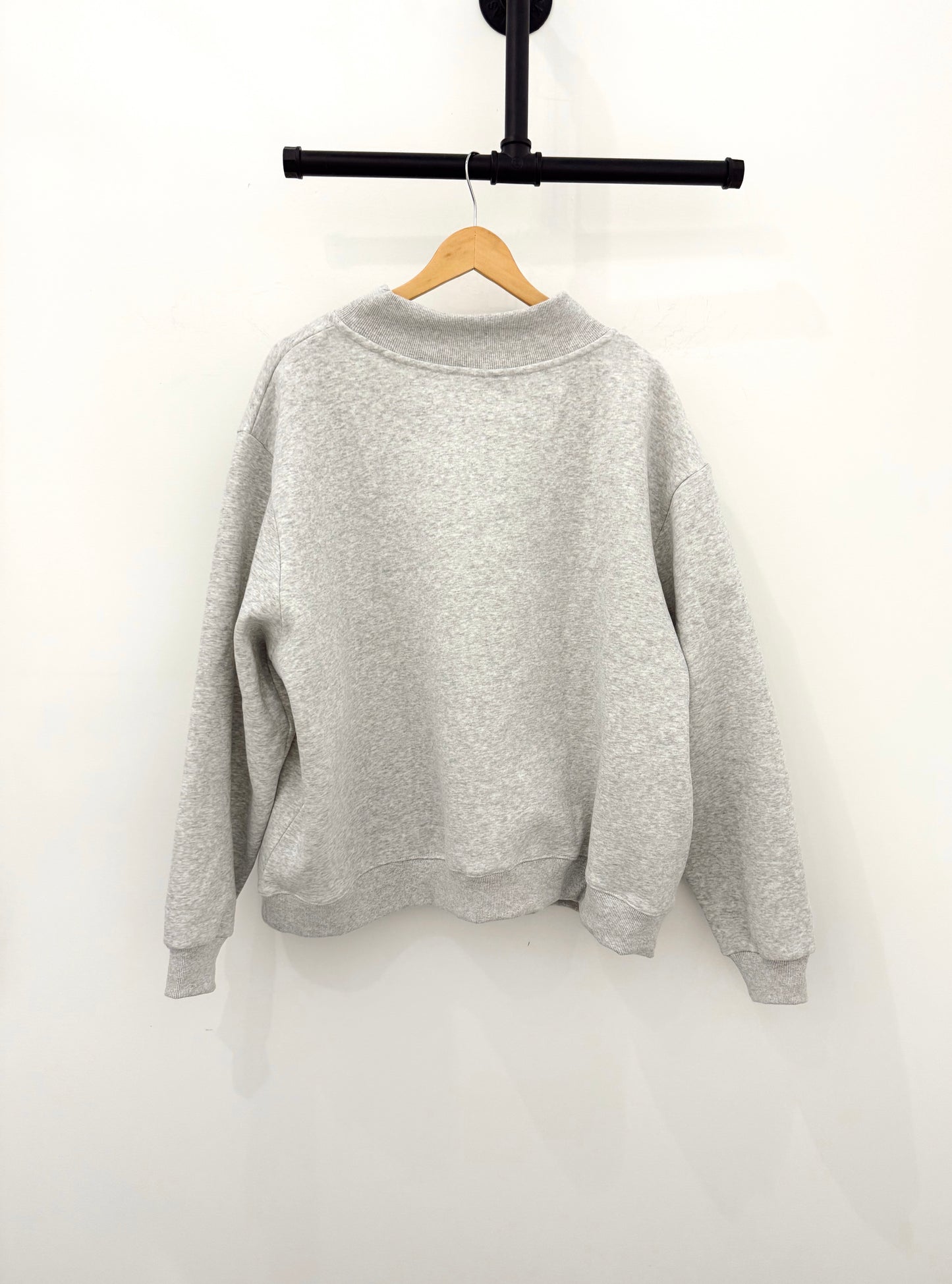Gray Tech Mockneck