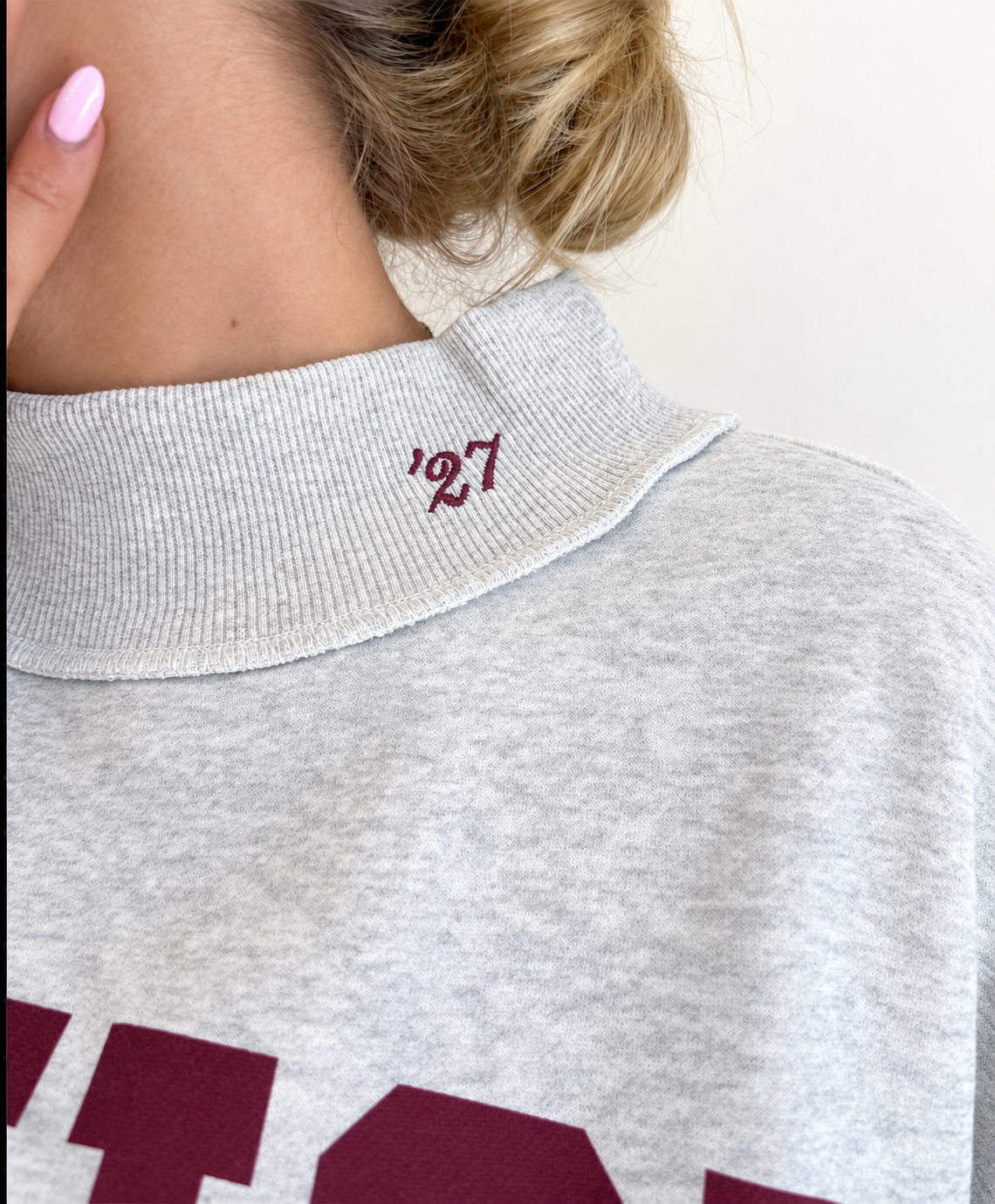 Maroon Senior Mockneck PREORDER 11/30