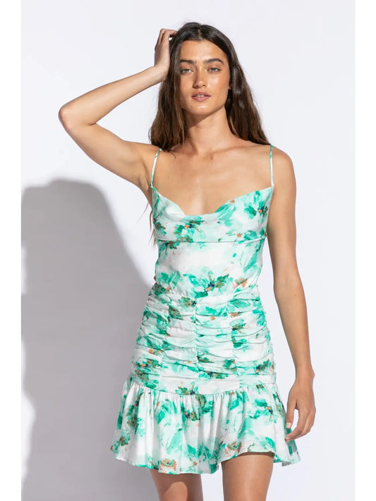 Seafoam Mini Dress