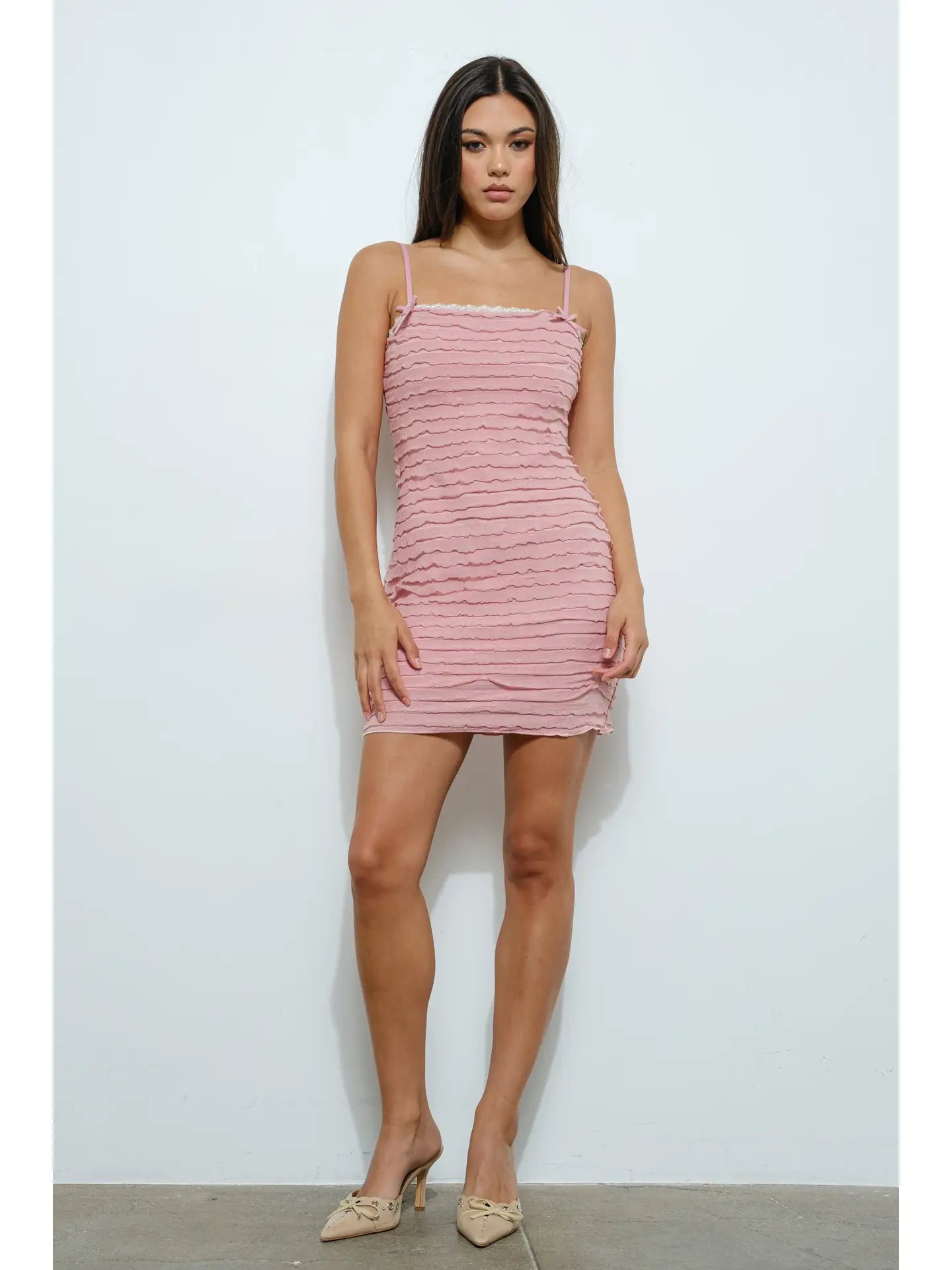 Ruffle Mini Dress