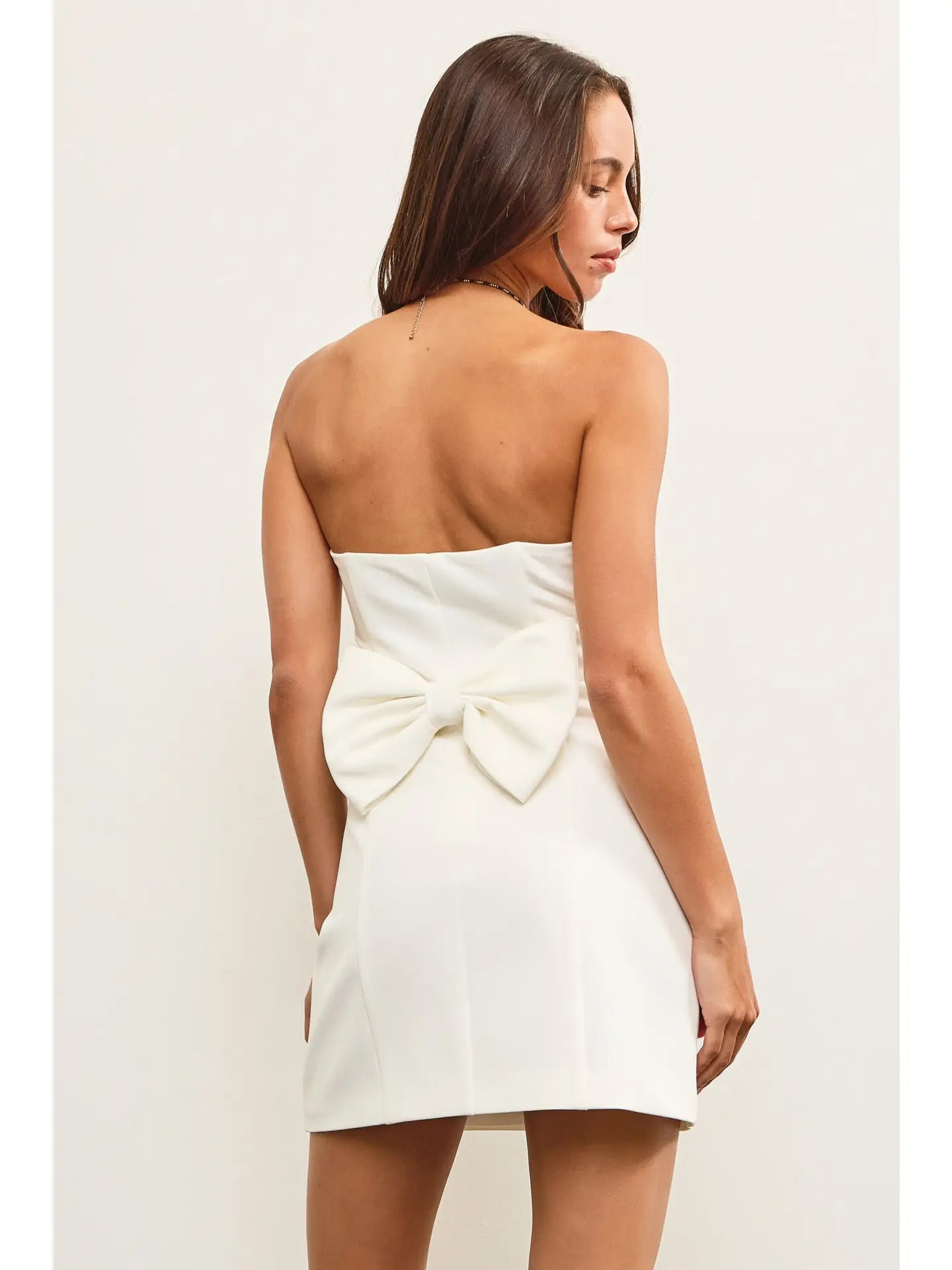 Strapless Bow Dress