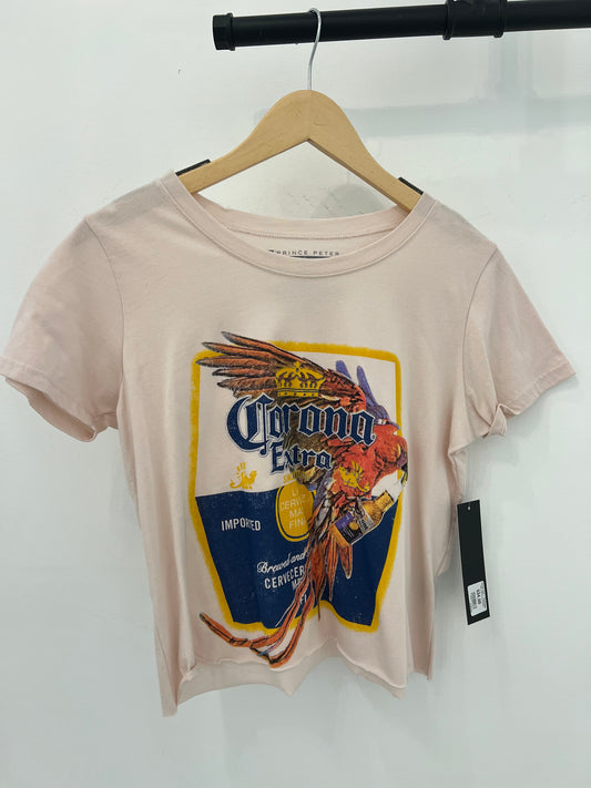 Corona Parrot Cropped Tee