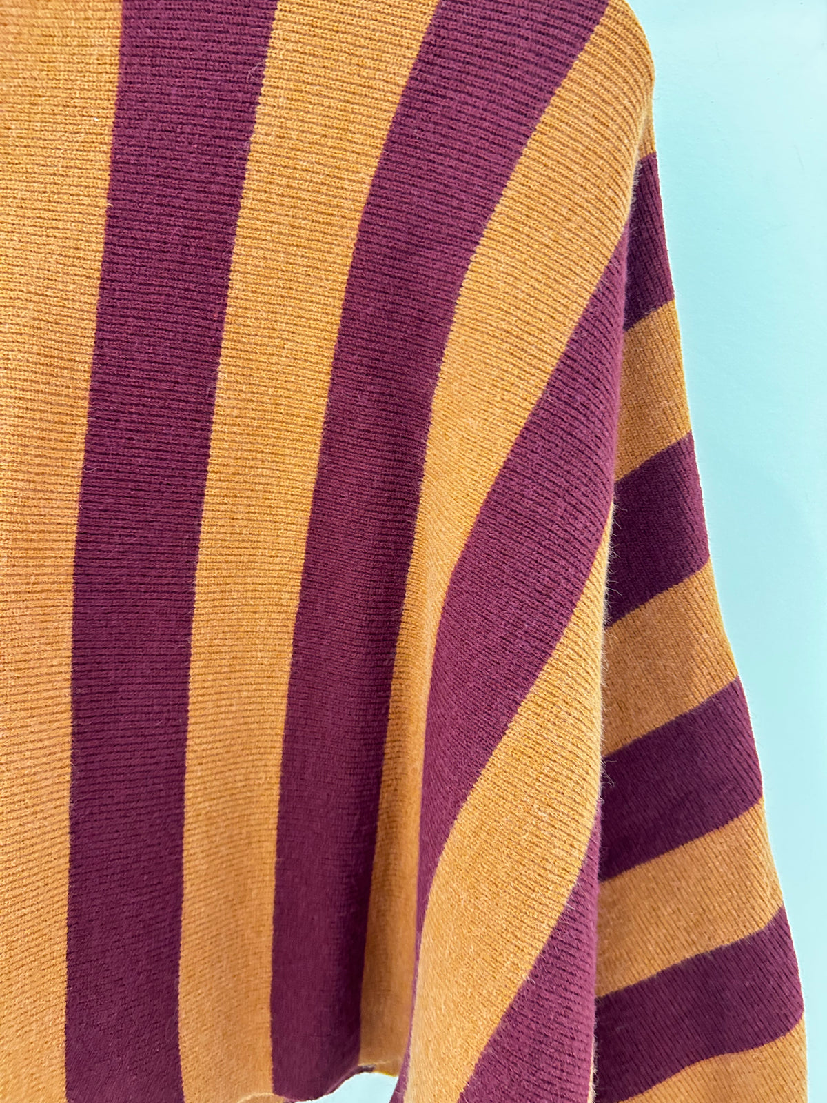 Striped Turtleneck Sweater