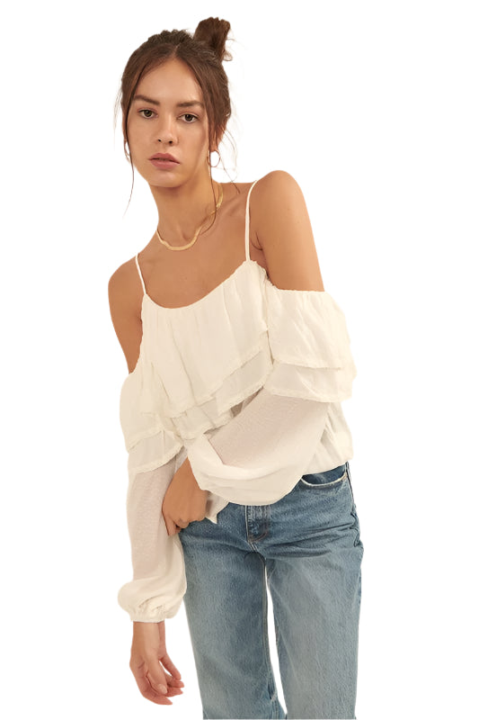 Asymmetrical Off Shoulder Top