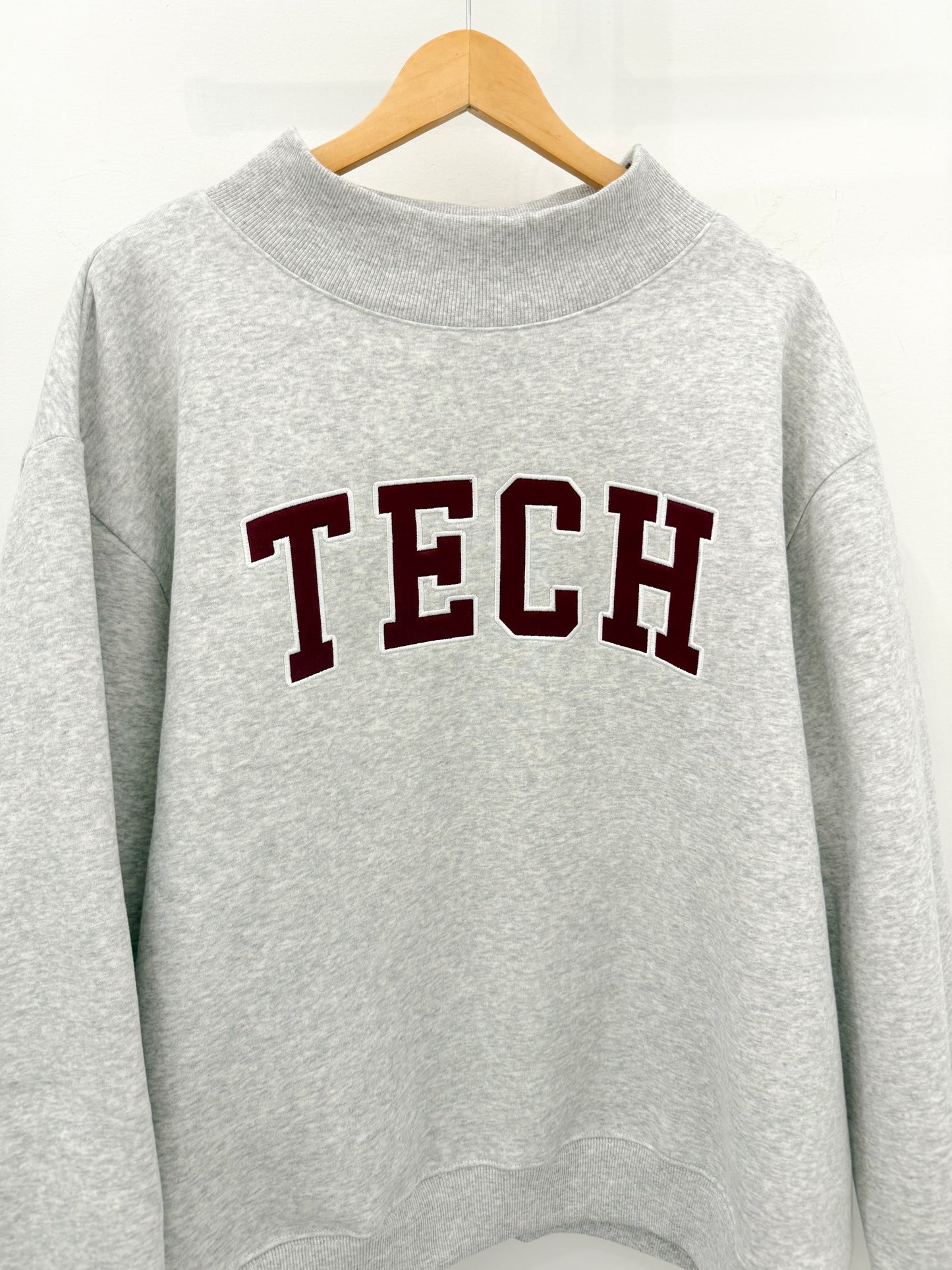 Gray Tech Mockneck