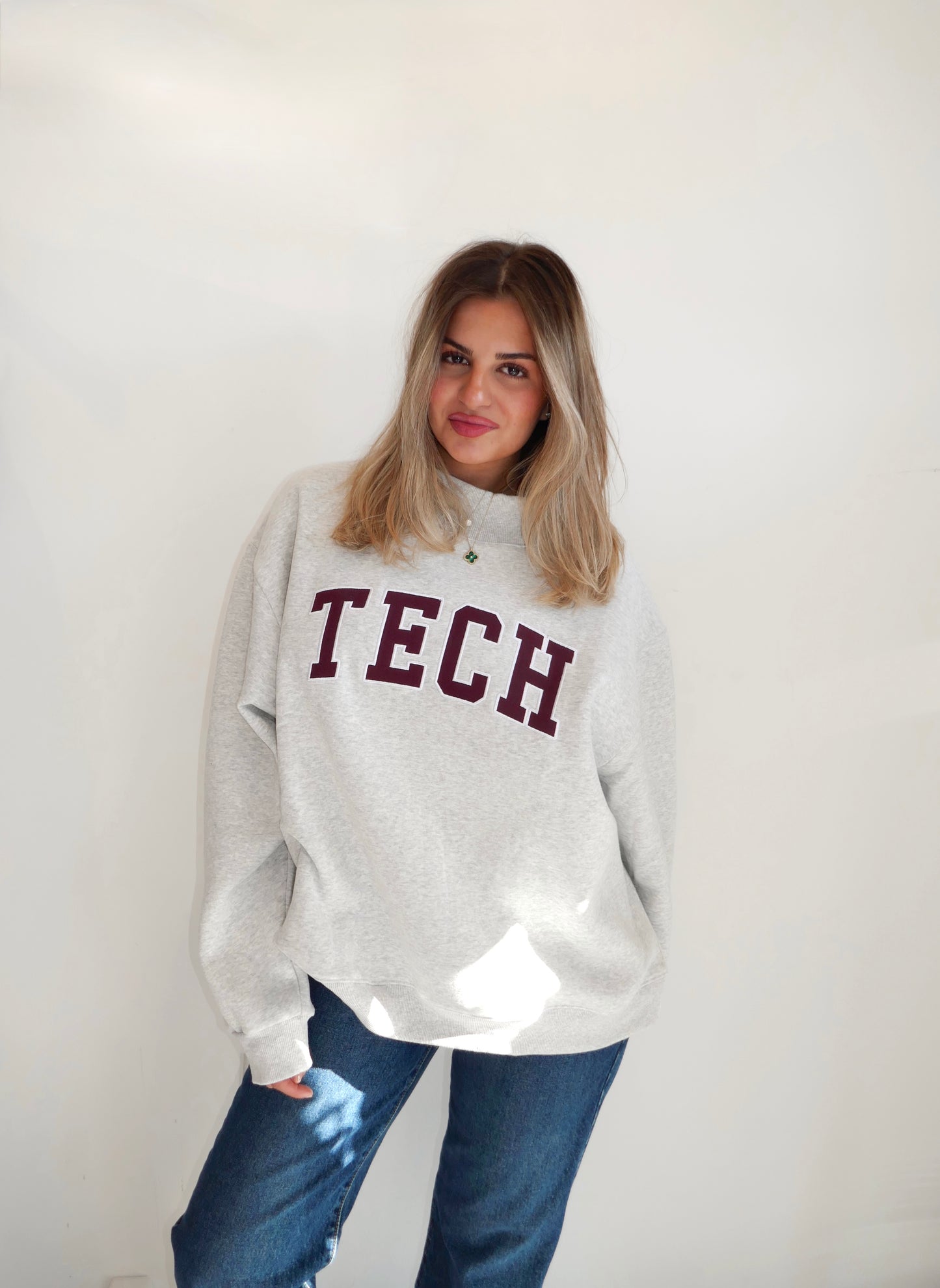Gray Tech Mockneck