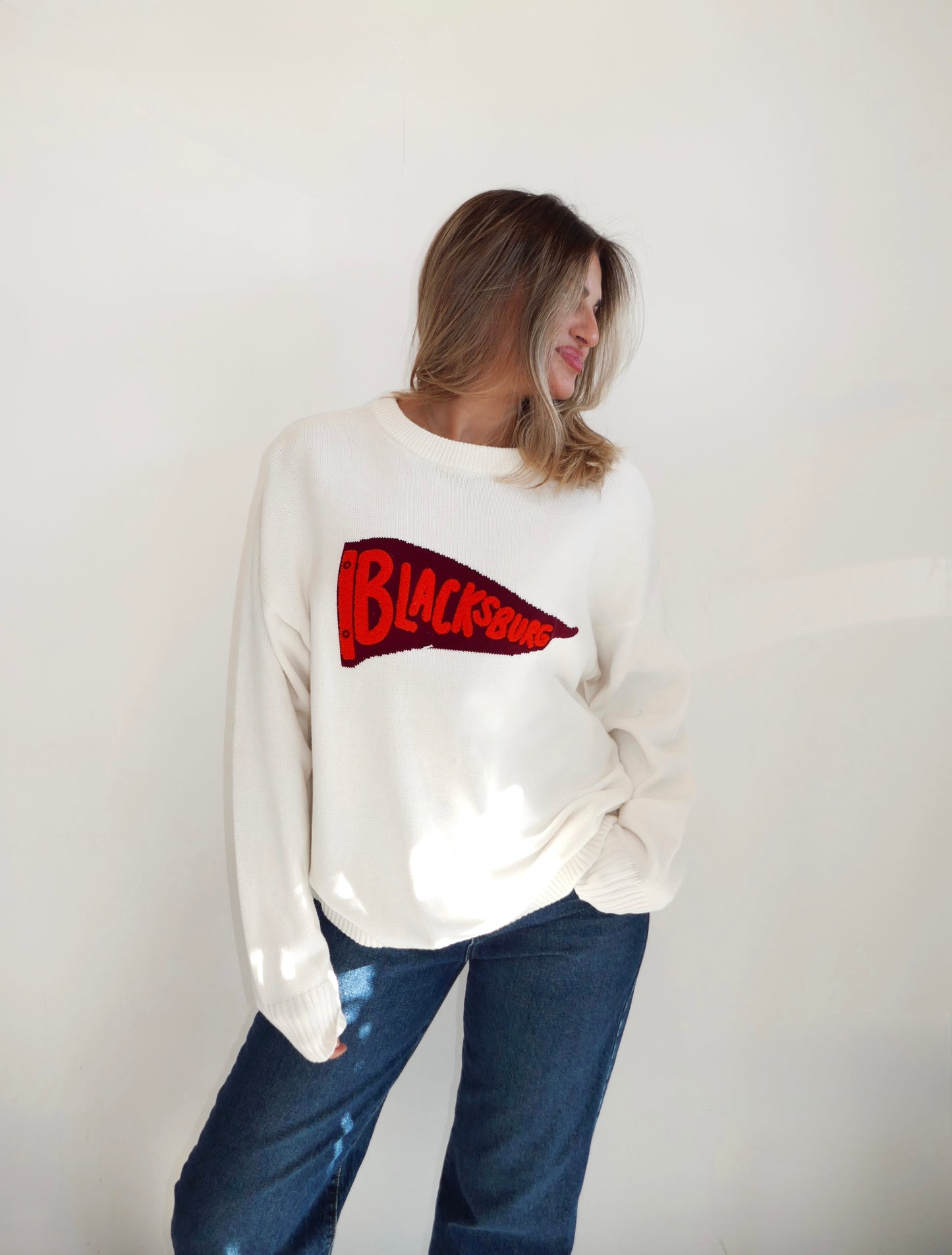 Blacksburg Flag Sweater