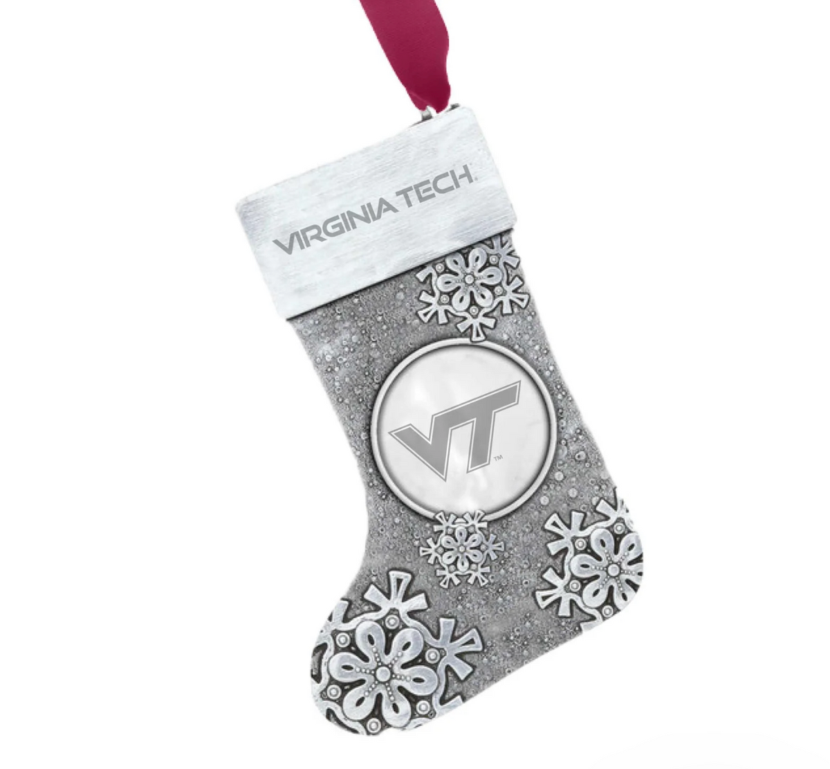 Snowflake Stocking Ornament VT