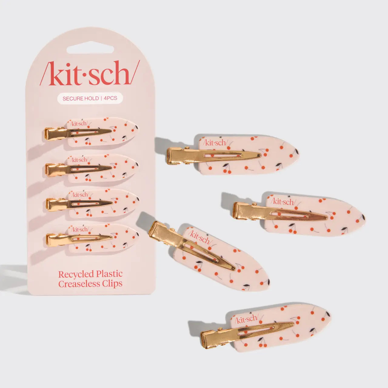 Recycled Plastic Creaseless Clips - 4pc Set