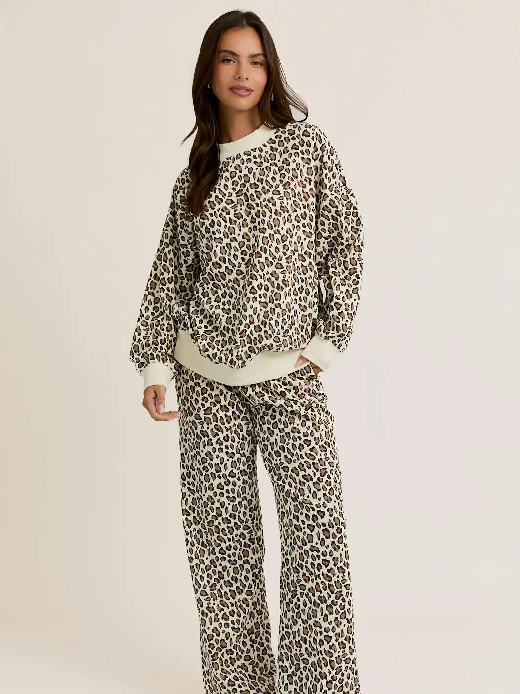 Crewneck Sweatshirt Leopard