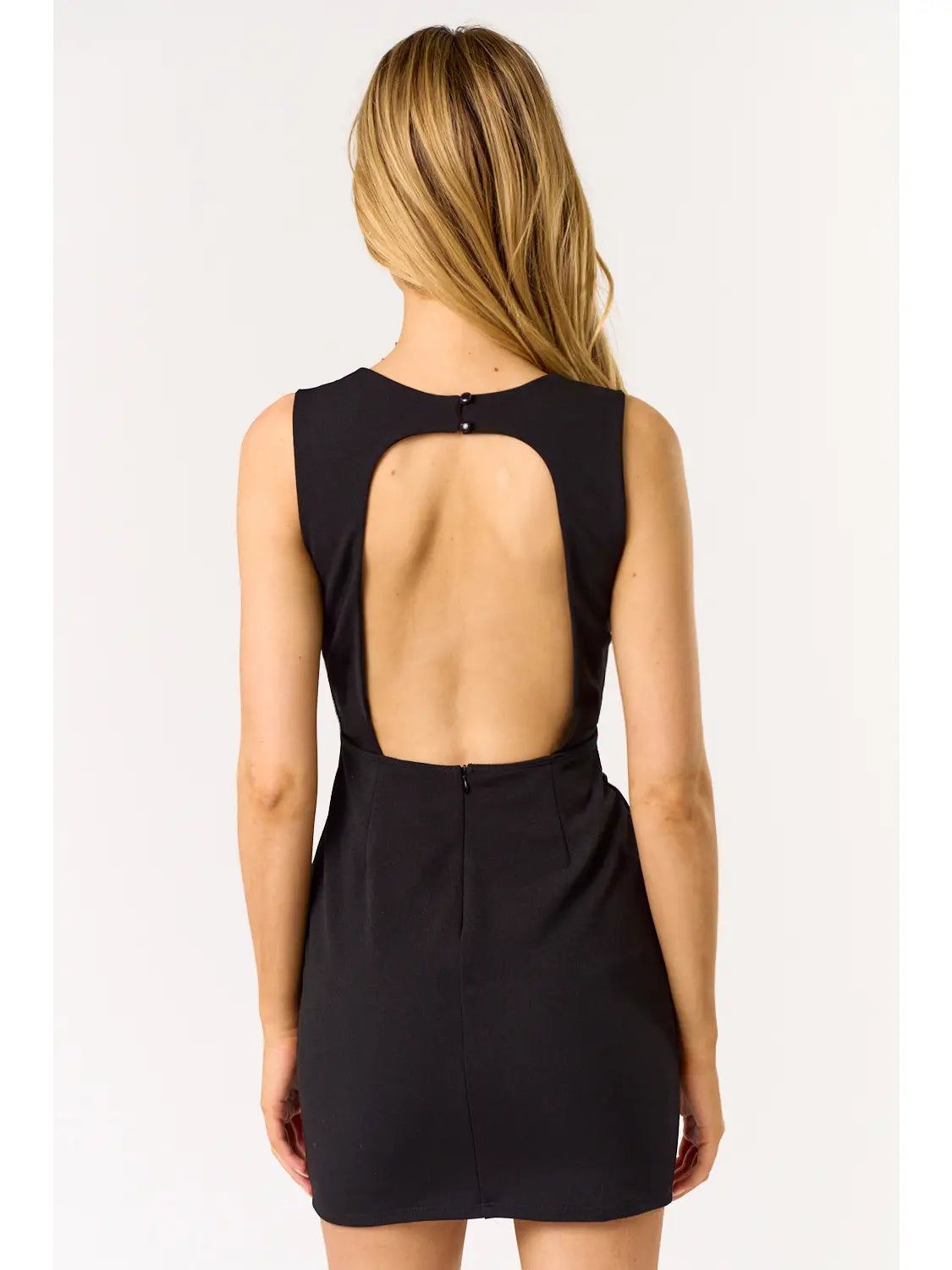 Open Back Mini Dress