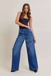 High-Waisted Flare Jeans